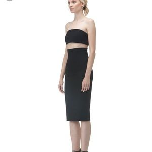 AQ/AQ Quart Strapless Midi